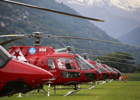 Air Zermatt, Swiss Helicopter Day Event 13.05.2023, Heliport Raron