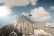 The Bietschhorn and the Lötschental on a sightseeing flight from Raron