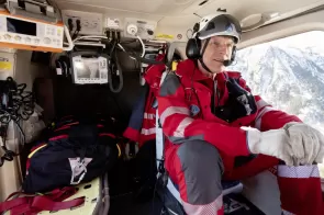 Air Zermatt rescue helicopter 