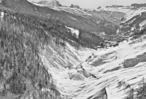 das kleine Bergbauerndorf Zermatt im 19. Jahrhundert