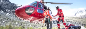 air zermatt, training center, rescue