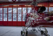 Air Zermatt, Besichtigung, Heliport Zermatt
