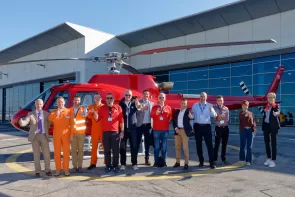 helicopter Air Zermatt machine