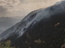 air zermatt, waldbrand bitsch, feuerloeschen