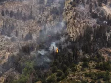 air zermatt, forest fire bitsch, firefighting
