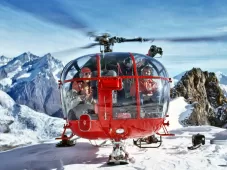 first helicopter with rescue winch, 1969