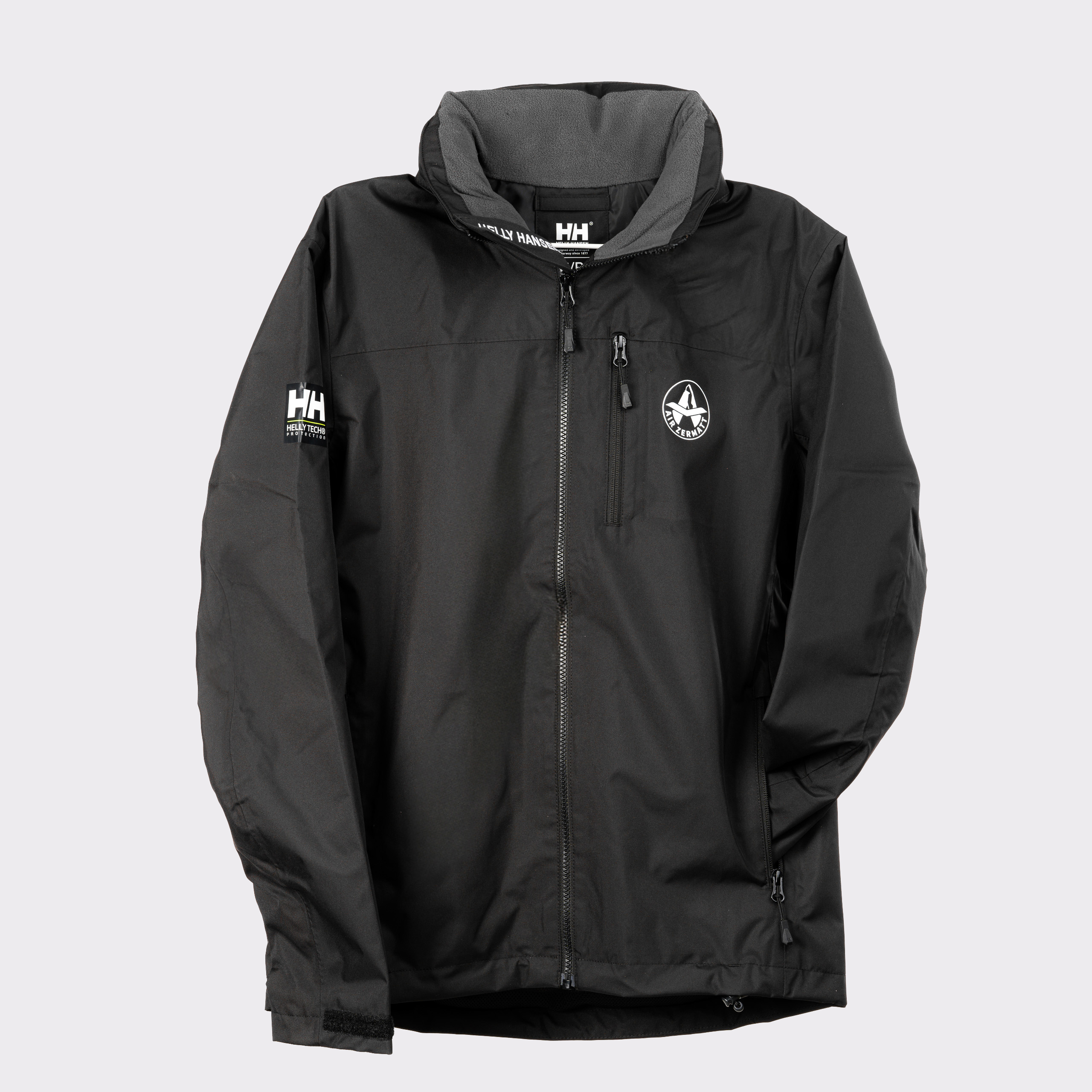 Hooded Crew Jacket noir