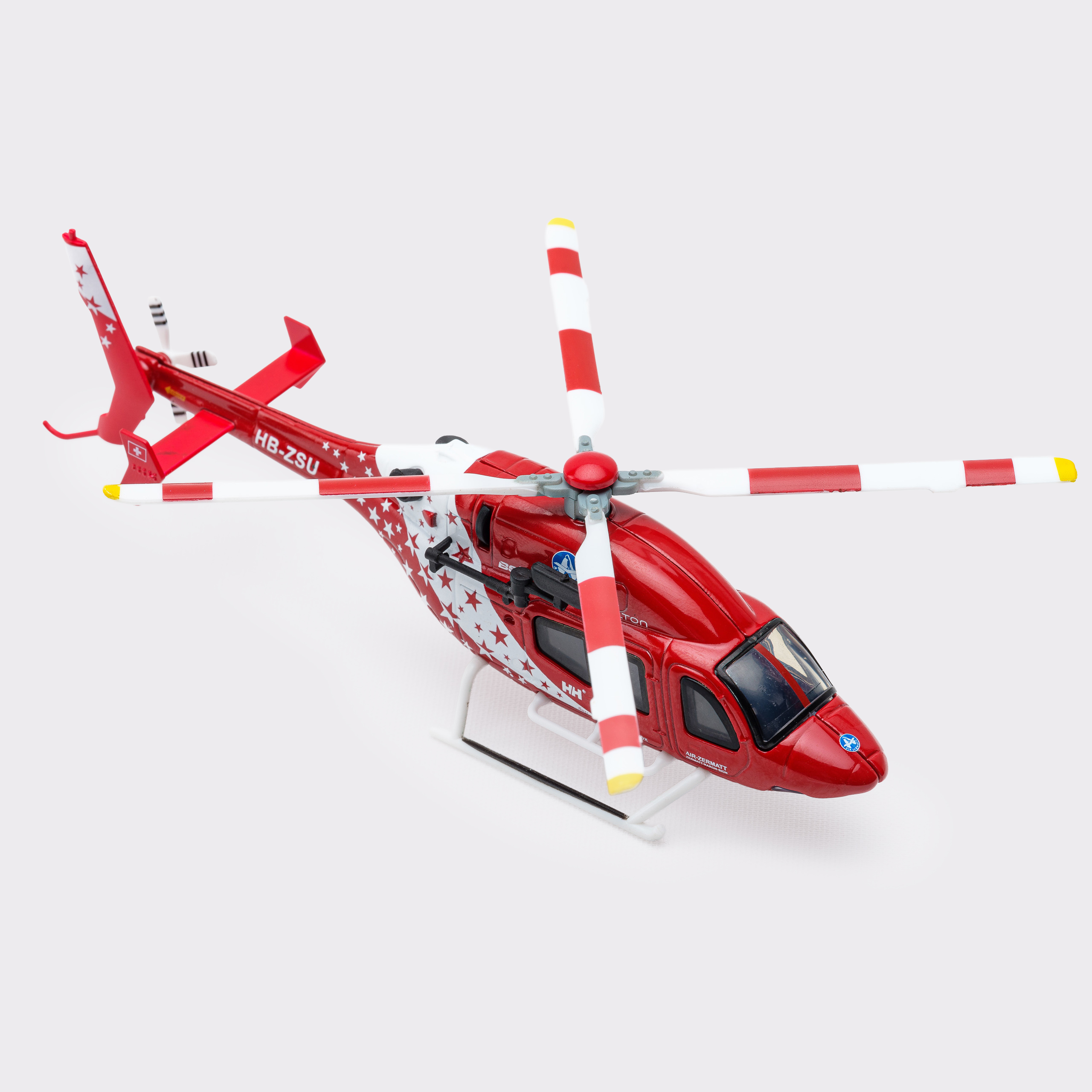 Hélicoptère Rouge Babar - Mini Véhicule Lansay Pour Enfants, Jouet De Collection